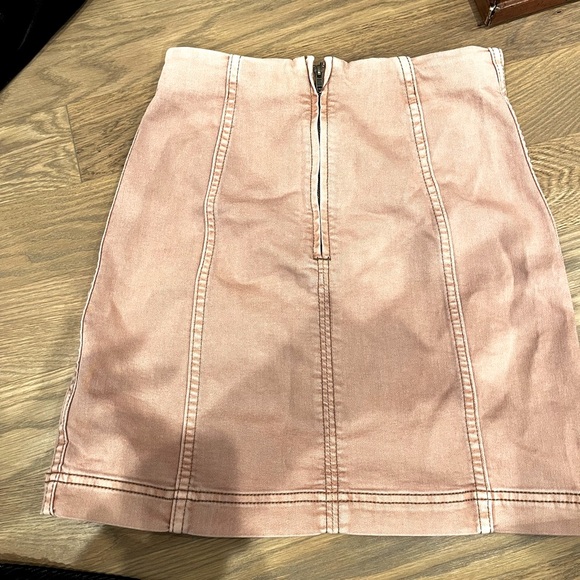 Free People Modern Femme Denim Mini Skirt in size 4 - Picture 3 of 4